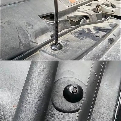 Universal Nylon Cable Tie Buckle Auto Fastener Screw Replacement Clip Car Fender Trunk Engine Guard Panel Wire Management Secure