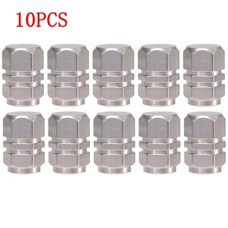 4/10Pcs Car Wheel Tire Valve Stems Caps Aluminum Tyre Rim Stem Covers Airdust Waterproof