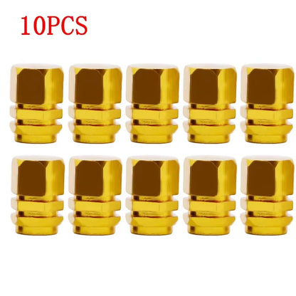 4/10Pcs Car Wheel Tire Valve Stems Caps Aluminum Tyre Rim Stem Covers Airdust Waterproof